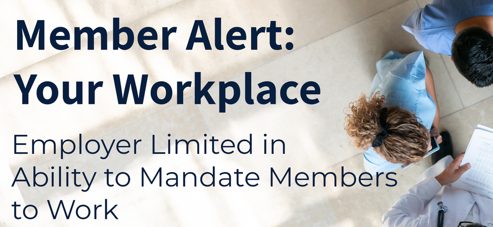 SHA Limited In Ability To Mandate Members To Work